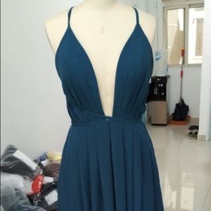 This prom dress was a size too large for me